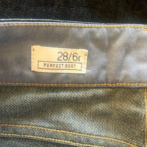 1969 Gap 🌺 Women’s Perfect Boot Jeans dark SZ: 28/6r - Picture 7 of 11
